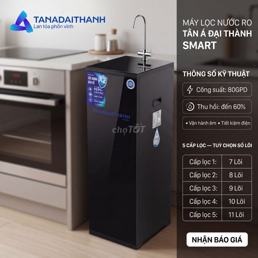 Máy lọc nước RO Tân Á Đại Thành Đen. Mua bán Bếp, lò, đồ điện nhà bếp tại Quận Cẩm Lệ Đà Nẵng được đăng bởi Ù Lão Còi hình 1
