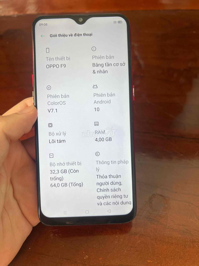 OPPO F9 64GB Đỏ. Mua bán Điện thoại tại Thành phố Biên Hòa Đồng Nai được đăng bởi Lê Hữu Lâm hình 1