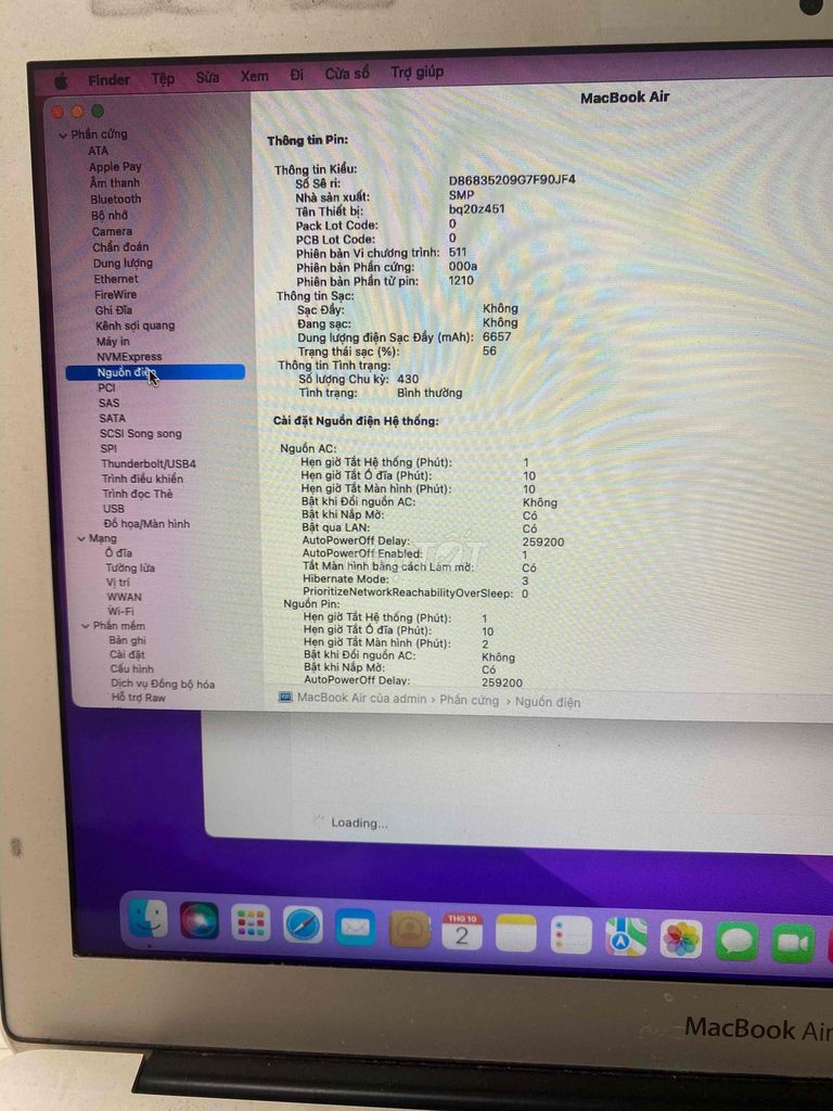 Macbook air 2017 i7 2.2ghz ram 8 ssd 128 màn 13inh. Mua bán Laptop tại Quận Hoàng Mai Hà Nội được đăng bởi Mac98 hình 3