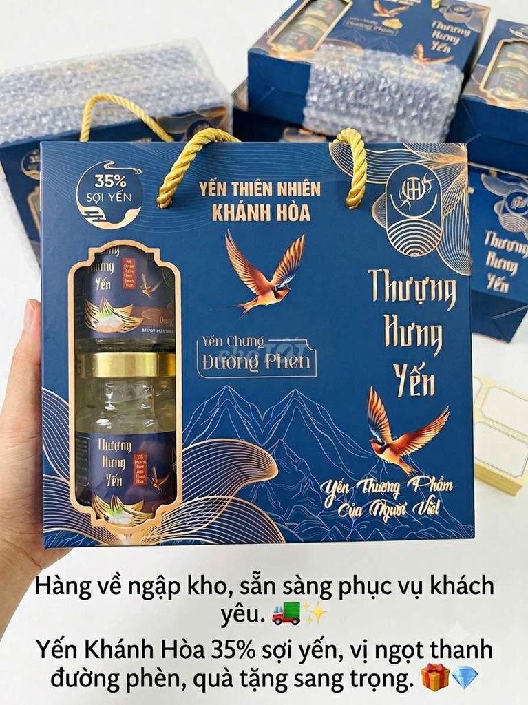 Yến chưng Thượng Hưng Yến đường phèn Lốc 6 hũ. Mua bán Đồ ăn, thực phẩm và các loại khác tại Quận 8 Tp Hồ Chí Minh được đăng bởi TIỆM YẾN BÀ MUỖI hình 1