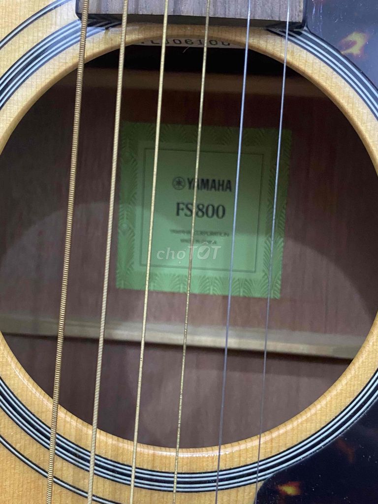 Đàn guitar acoustic Yamaha FS800 Gỗ tự nhiên. Mua bán Nhạc cụ tại Huyện Hóc Môn Tp Hồ Chí Minh được đăng bởi Nguyễn Thị Thanh Quyên hình 1