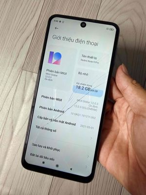 Xiaomi Redmi Note 9 Pro 64GB Xanh