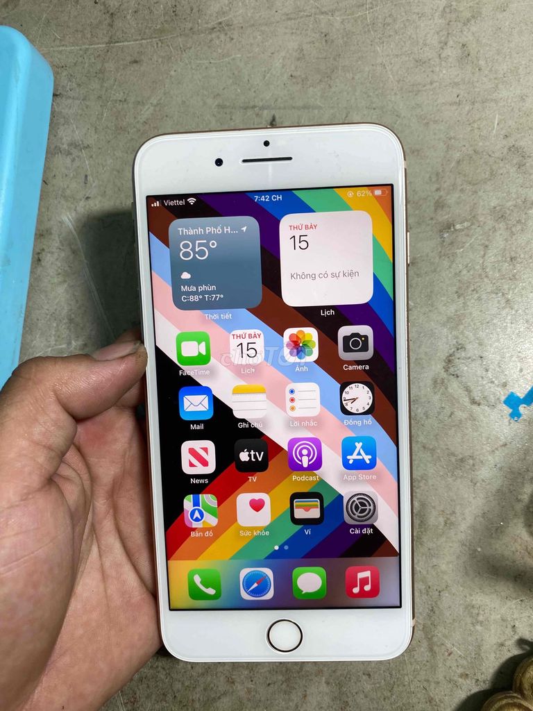 Apple iPhone 8 Plus 64GB Vàng hồng Đã sử dụng. Mua bán Điện thoại tại Quận Bình Tân Tp Hồ Chí Minh được đăng bởi VoUtDIY hình 1