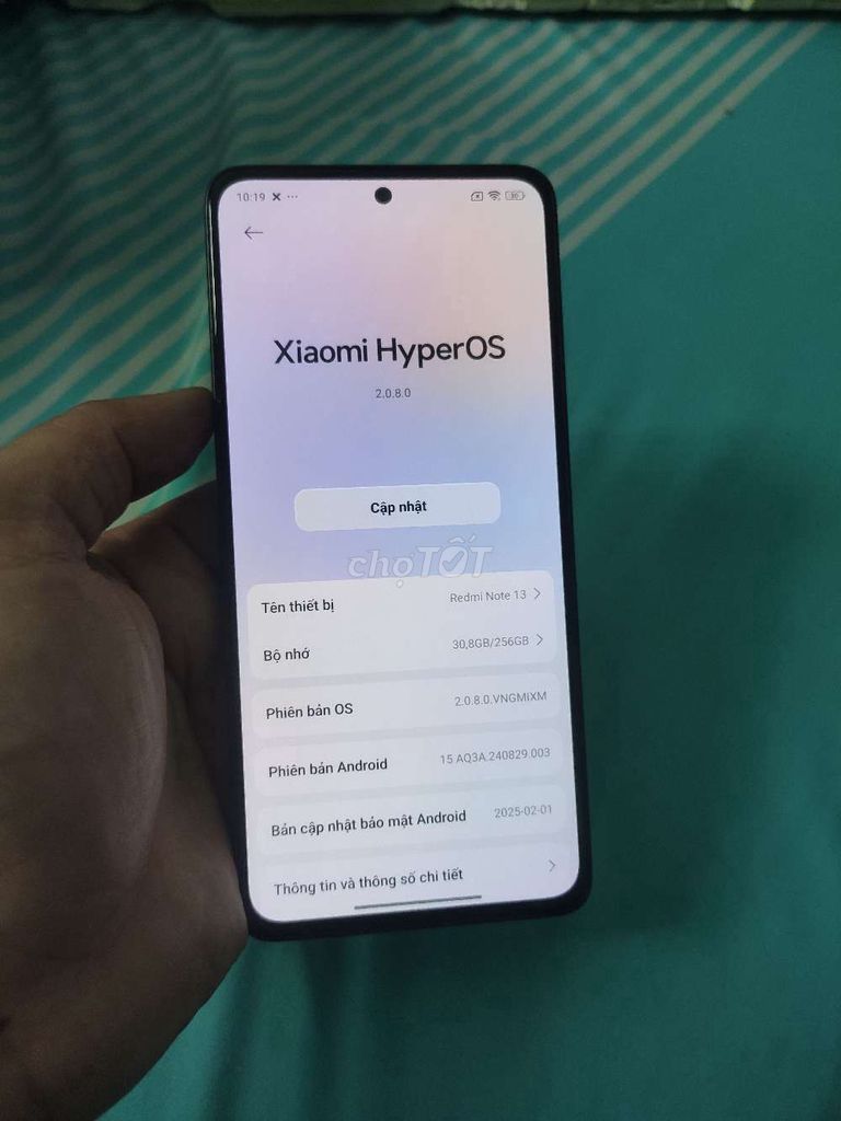 Redmi note 13 8/256 còn BH 2026