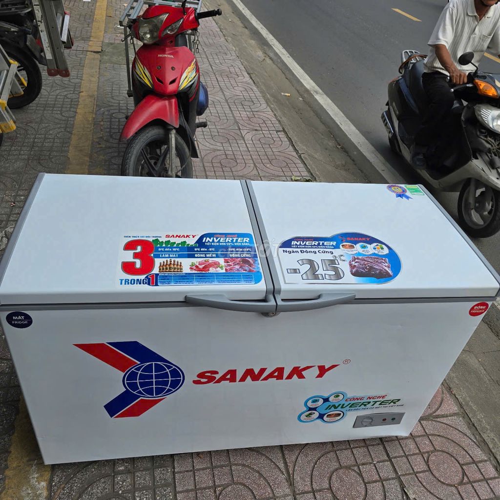 Tủ đông Sanaky VH-4099W3 280 lít 2 cửa zin mới 90%. Mua bán Tủ lạnh tại Quận 1 Tp Hồ Chí Minh được đăng bởi QUANG PHÁT hình 1