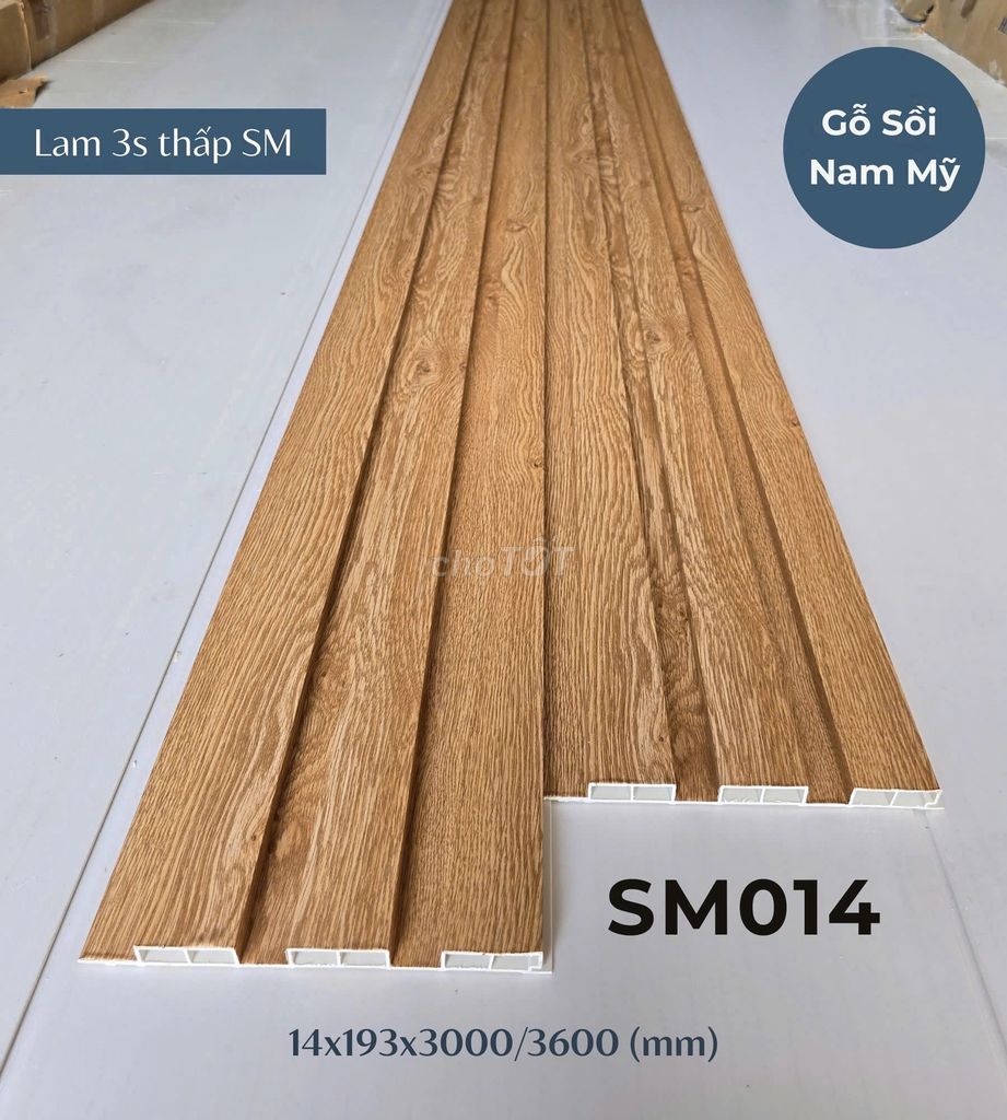 Tấm ốp Nano Lam 3 sóng SM ( Siêu Cứng )