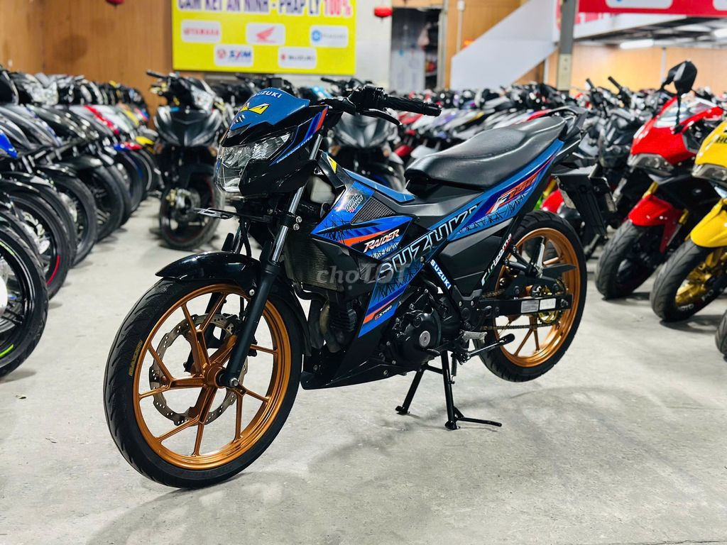 XE MÁYTHANH TÙNG_RAIDER 150 XANH VÀNH CAM MỚI TINH. Mua bán Xe máy tại Quận Nam Từ Liêm Hà Nội được đăng bởi THANH TÙNG hình 6