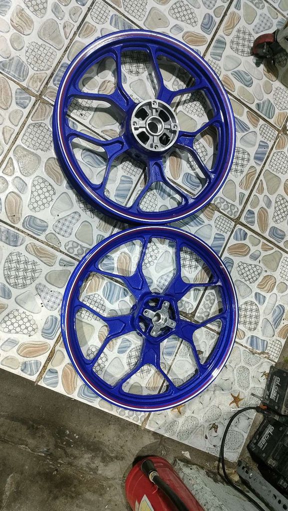 Mâm xe máy Exciter 135 Xanh Hợp kim Mới. Mua bán Phụ tùng xe tại Quận Bình Tân Tp Hồ Chí Minh được đăng bởi Trịnh Điệp hình 6