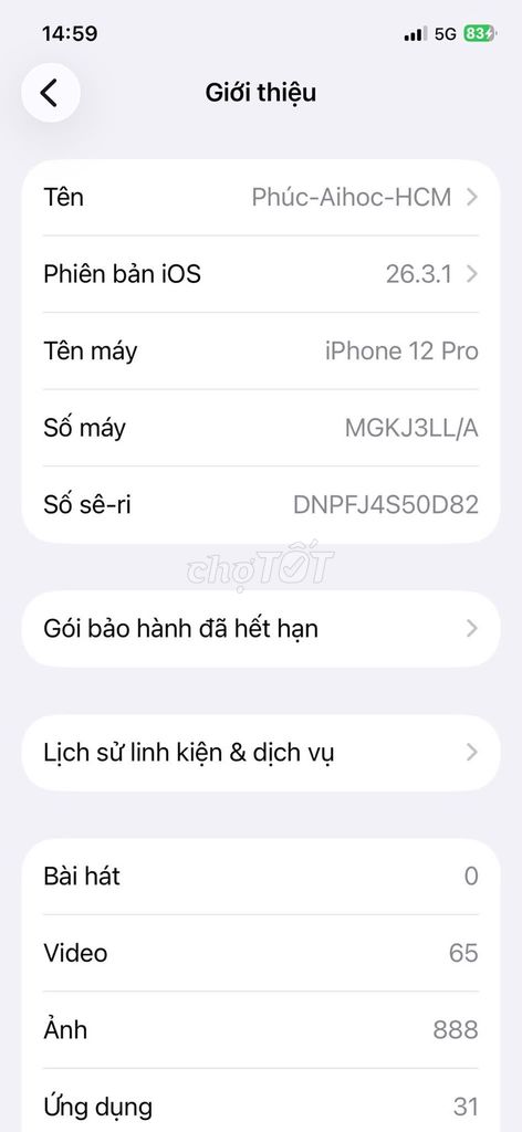 Apple iPhone 12 Pro Vàng. Mua bán Điện thoại tại Quận Gò Vấp Tp Hồ Chí Minh được đăng bởi Hội Đồ Điện Tử hình 1