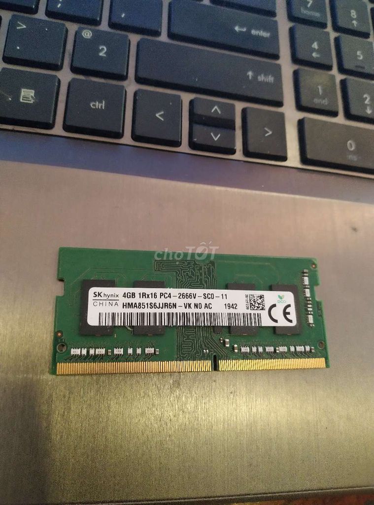 RAM SK Hynix DDR4 4GB 2666V HMA851S6JJR6N. Mua bán Linh kiện (RAM, Card...) tại Quận 8 Tp Hồ Chí Minh được đăng bởi FreeShip hình 1