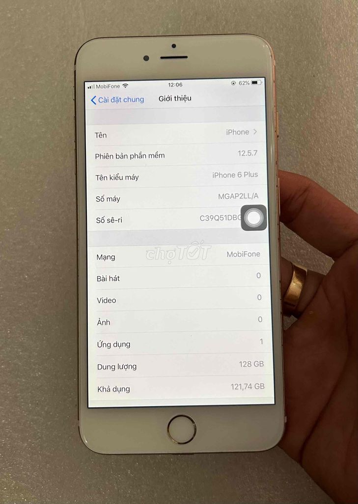 Iphone 6plus 128Gb Gold