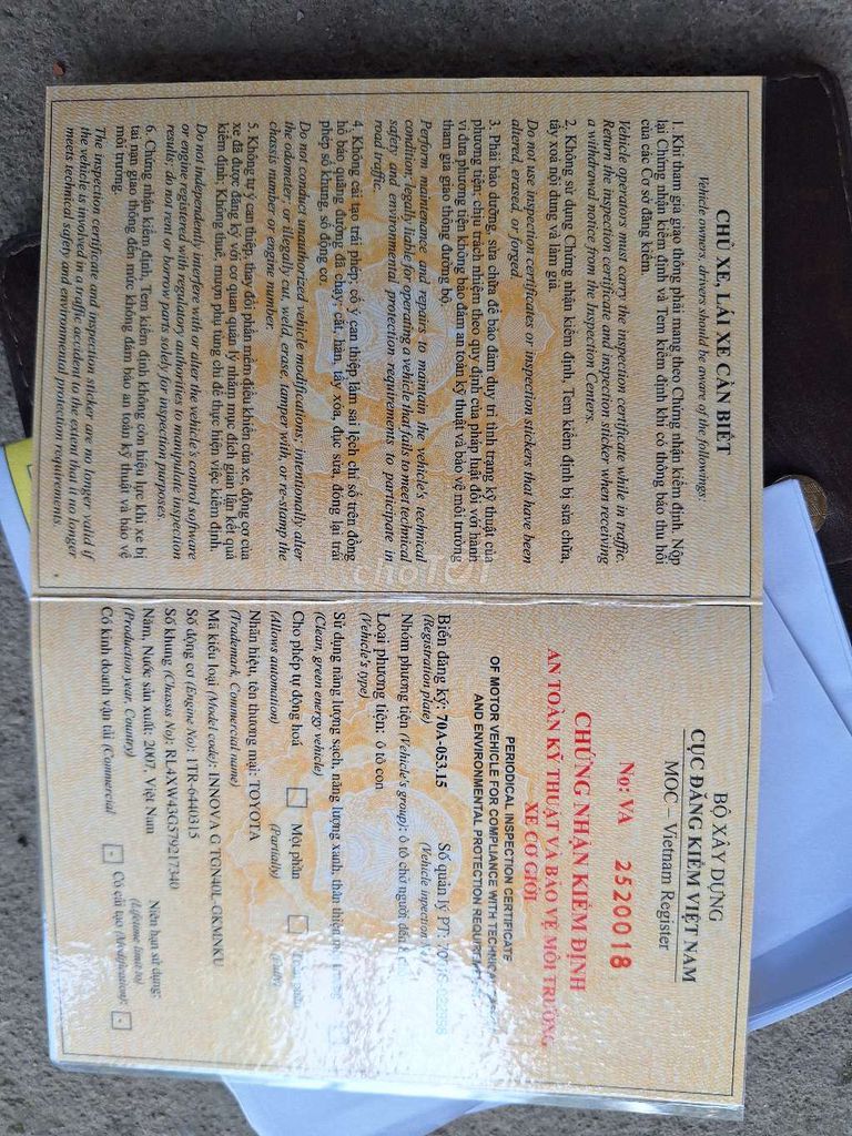 Toyota Innova 2007 số sàn màu bạc. Mua bán Ô tô tại Thành phố Thuận An Bình Dương được đăng bởi hoang huynh hình 9