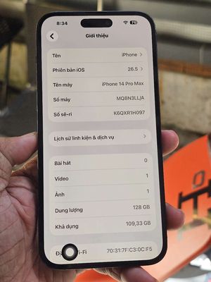  iPhone 14 Pro Max 128GB Đen 99% LLA mỹ giá rẻ 