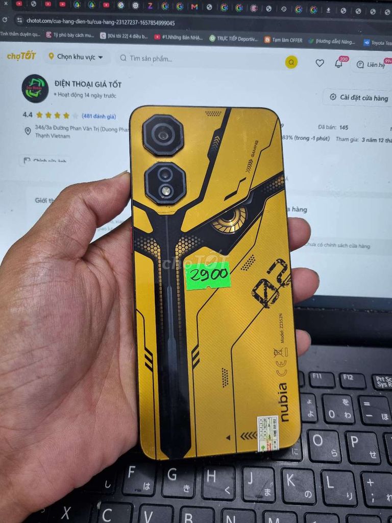 NUBIA NEO 2 8GB.256GB PIN 6000 UNISOC T820 FULL CN. Mua bán Điện thoại tại Quận Bình Thạnh Tp Hồ Chí Minh được đăng bởi Dân Mobile hình 1