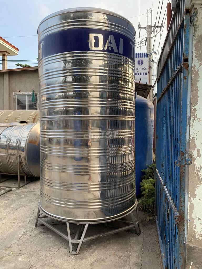 BỒN NƯỚC INOX 4000L ĐẠI THÀNH RẺ ĐẸP
