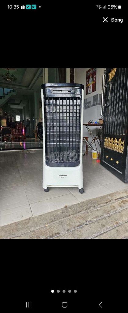 Quạt hơi nước Kangaroo F18 Trắng Đen Đã sử dụng. Mua bán Quạt tại Huyện Bình Chánh Tp Hồ Chí Minh được đăng bởi NguyenHieu hình 1