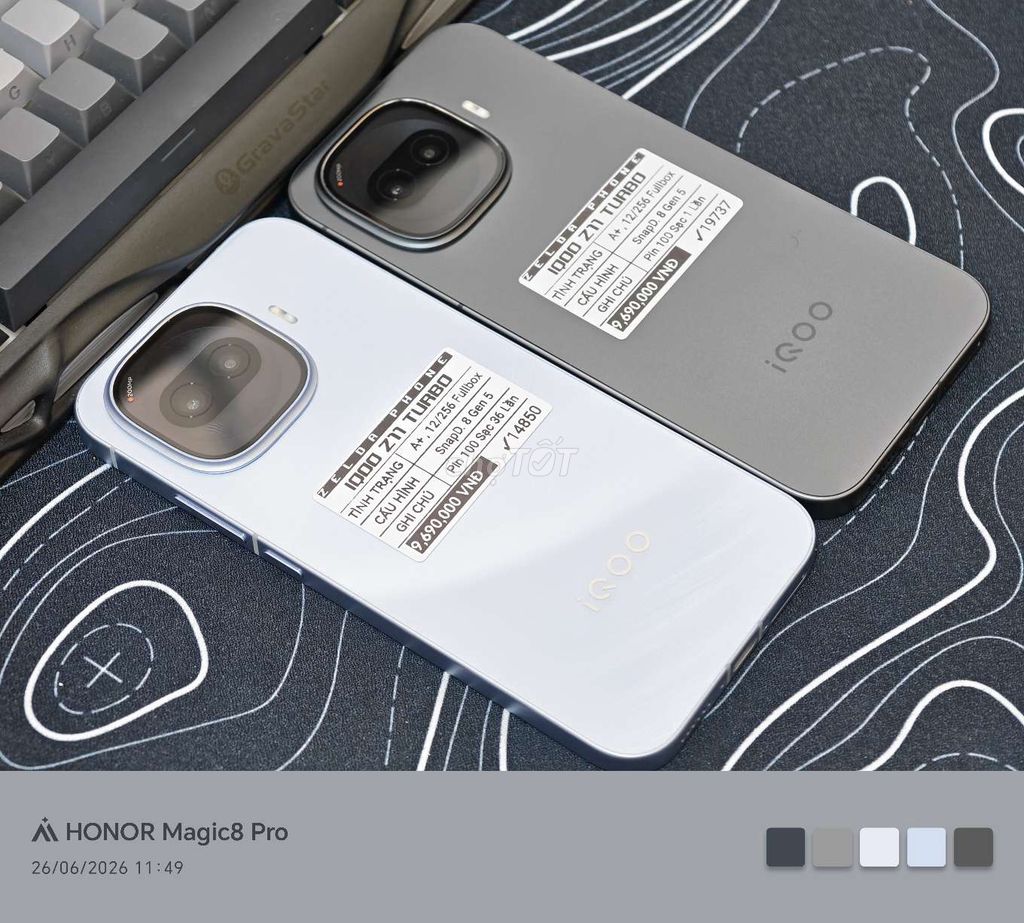 IQOO Z11 Turbo 12GB/256GB Trắng, Xanh. Mua bán Điện thoại tại Quận Ninh Kiều Cần Thơ được đăng bởi Zelda Phone hình 1