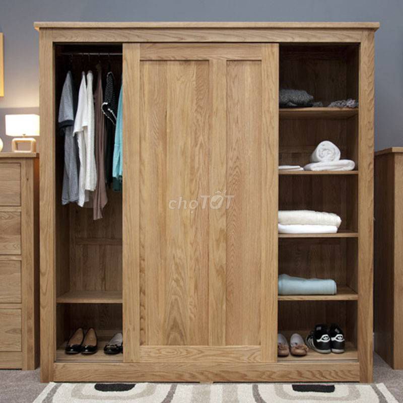 Tủ quần áo gỗ sồi trắng Mỹ 1m8x2m Đã sử dụng. Mua bán Tủ, kệ gia đình tại Thành phố Thủ Đức Tp Hồ Chí Minh được đăng bởi Trần Thế Thủ hình 1