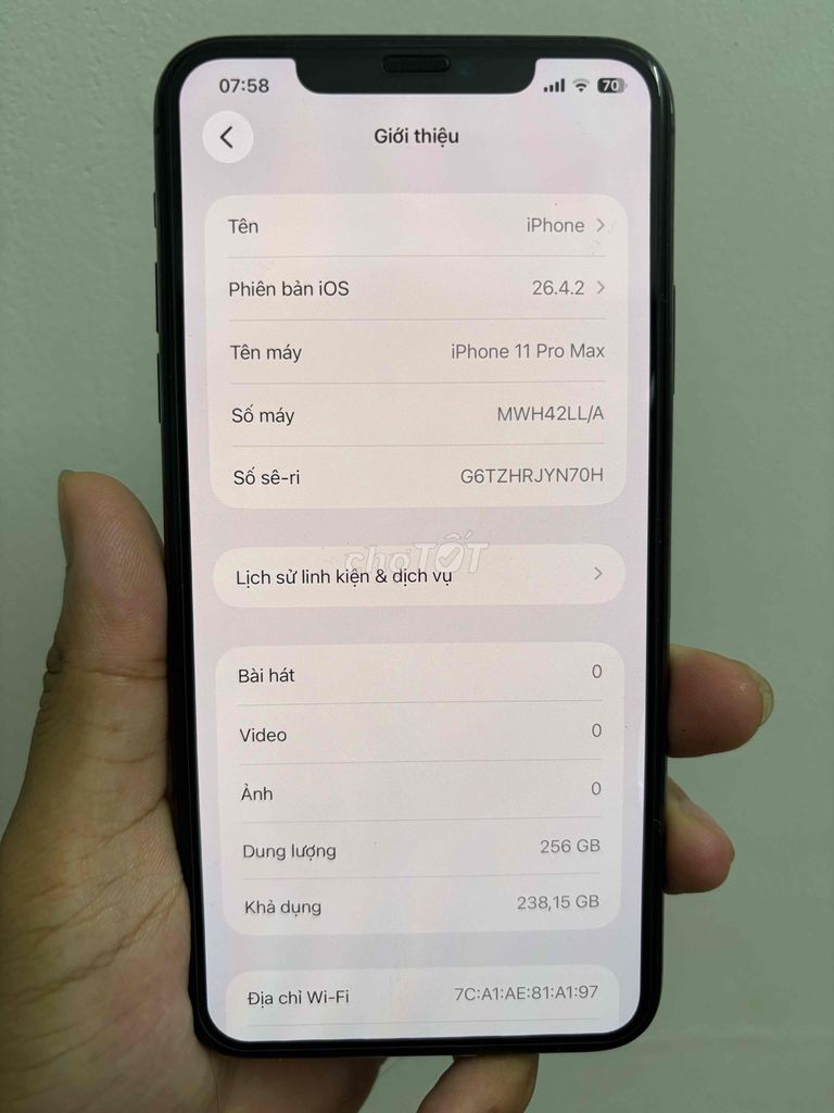 11prm lock 256gb zin fullcn bán or gl. Mua bán Điện thoại tại Thị xã Duy Tiên Hà Nam được đăng bởi dũng hình 1
