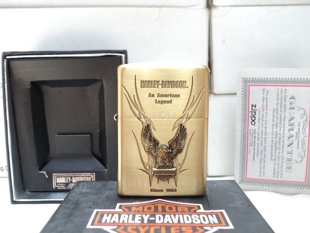 SIÊU PHẨM ĐẠI BÀNG _ MOTOR HARLEY I Zippo Mỹ