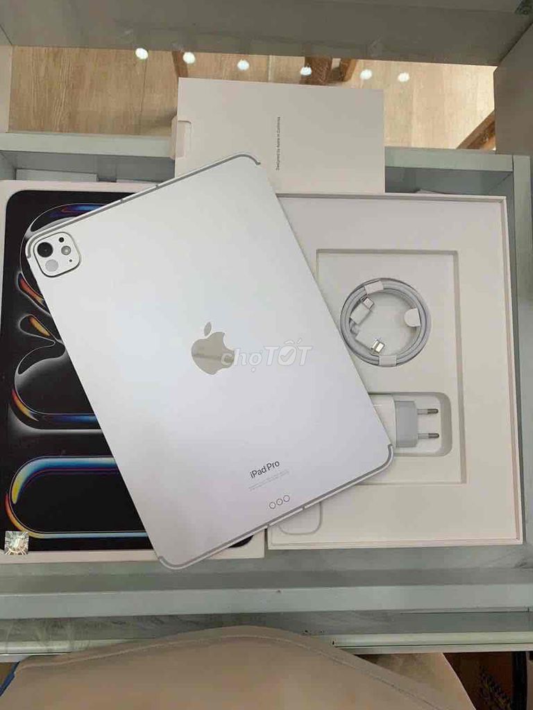 ipad pro M4 11inch 5g 256gb đẹp keng pin 100% vna