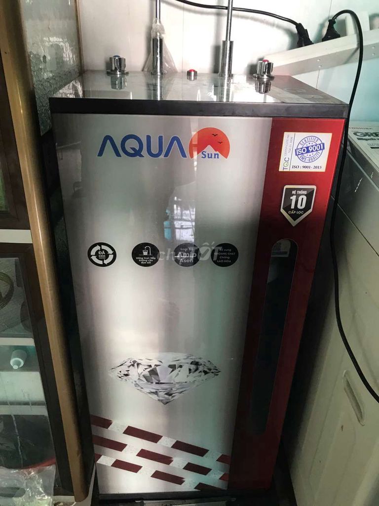 Máy lọc nước Aqua Home Sun RO Bạc đỏ. Mua bán Bếp, lò, đồ điện nhà bếp tại Huyện Bến Lức Long An được đăng bởi nguyễn thanh bình hình 1