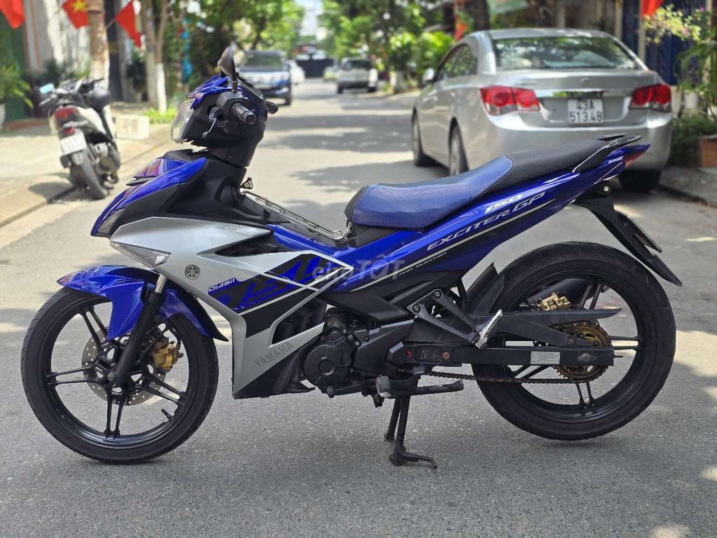 Зеленый ручной конический мотоцикл Yamaha Exciter 150