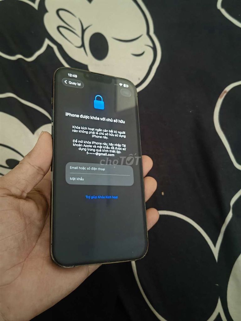 iPhone 13 Pro Max Xanh Khóa iCloud. Mua bán Điện thoại tại Thành phố Thủ Đức Tp Hồ Chí Minh được đăng bởi thiennam hình 1