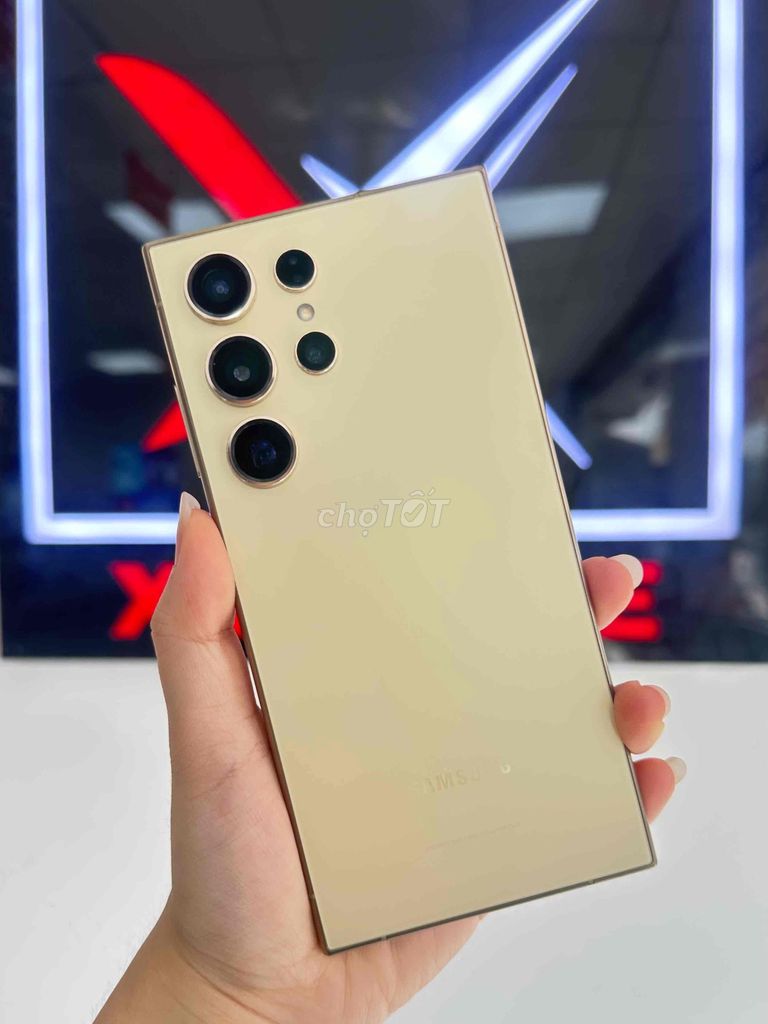SAMSUNG S24 ULTRA 12/256GB VÀNG TITANIUM ĐẸP ZIN. Mua bán Điện thoại tại Huyện Trảng Bom Đồng Nai được đăng bởi X Mobile Trảng Bom hình 1