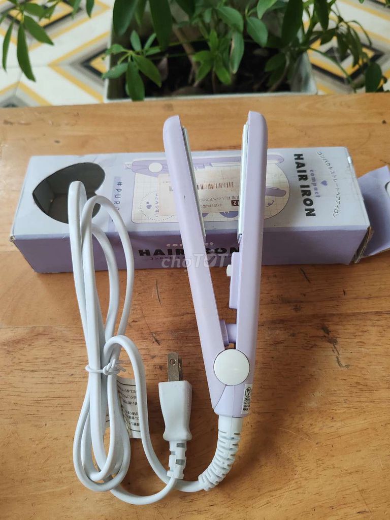 Máy duỗi tóc ZR803 Tím. Mua bán Nội thất, đồ gia dụng khác tại Quận 7 Tp Hồ Chí Minh được đăng bởi Vy Vy hình 1
