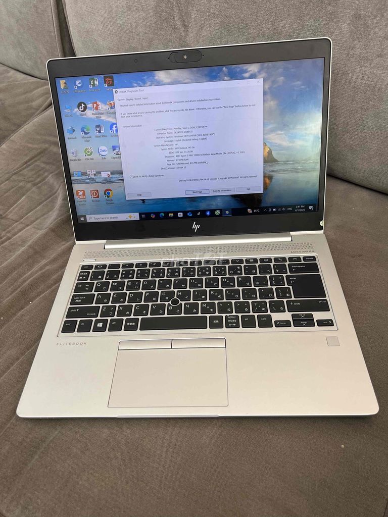 HP EliteBook 745 G6 Ryzen 3 8GB/256GB. Mua bán Laptop tại Quận Đống Đa Hà Nội được đăng bởi HQ Computer hình 1