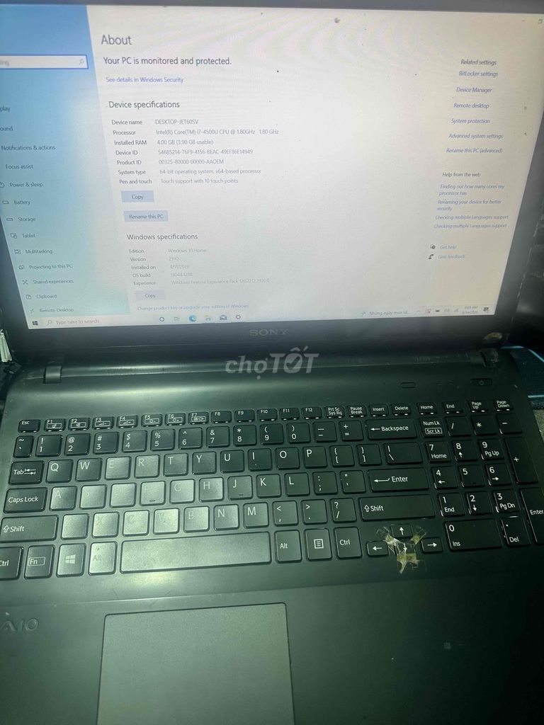 Sony SVF153B1YL i7-4500U 4GB/500GB. Mua bán Laptop tại Quận 12 Tp Hồ Chí Minh được đăng bởi Hoàng hình 1