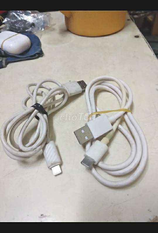 🍋 Combo 2 sợi cáp USB type C xịn và iPhone OEM