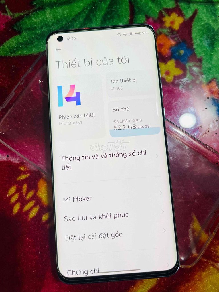 Xiaomi Mi 10S 256GB Trắng ngọc trinh. Mua bán Điện thoại tại Huyện Vĩnh Thuận Kiên Giang được đăng bởi Hvt hình 1
