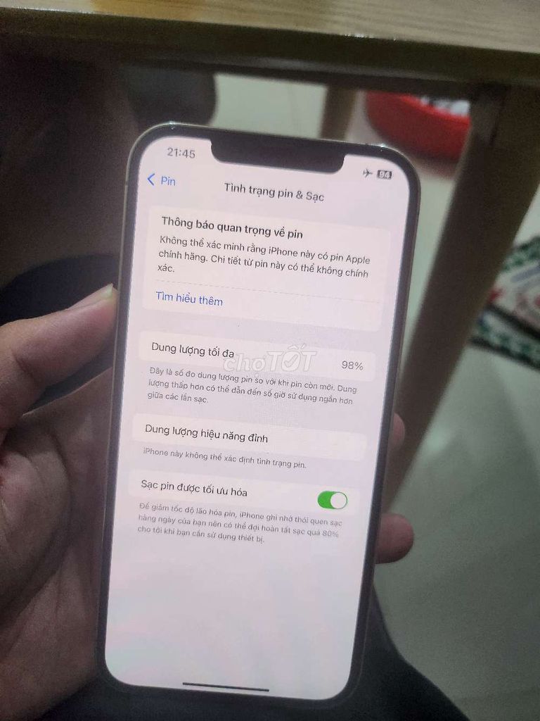 12 Pro Max Q.Tế zin full cn pin 98%