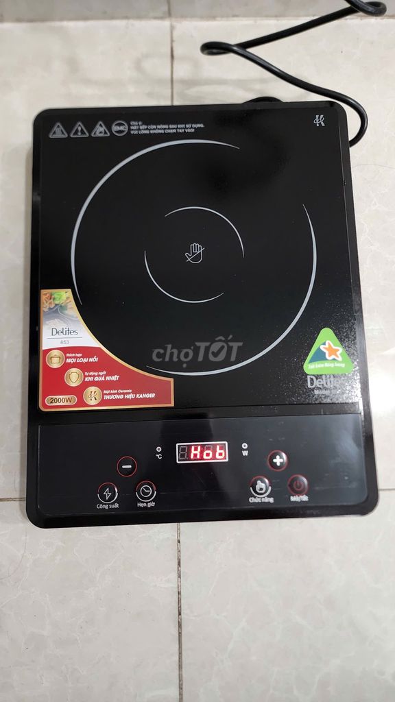 Bếp hồng ngoại Delites 853 hàng tgdd, nóng nhanh.