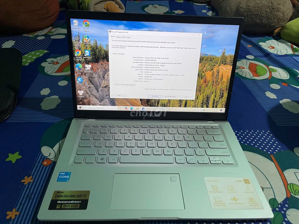 Asus X415EA i3 4GB Bạc. Mua bán Laptop tại Thành phố Thủ Đức Tp Hồ Chí Minh được đăng bởi Tiêu Hà Lan Anh hình 1