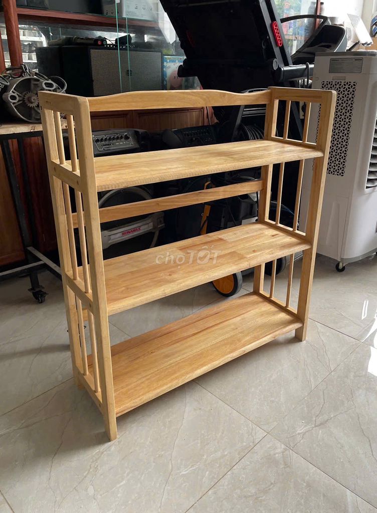 Kệ sách gỗ 3 tầng 80cm 430k. Mua bán Tủ, kệ gia đình tại Thành phố Biên Hòa Đồng Nai được đăng bởi Thanh lý lô hình 1