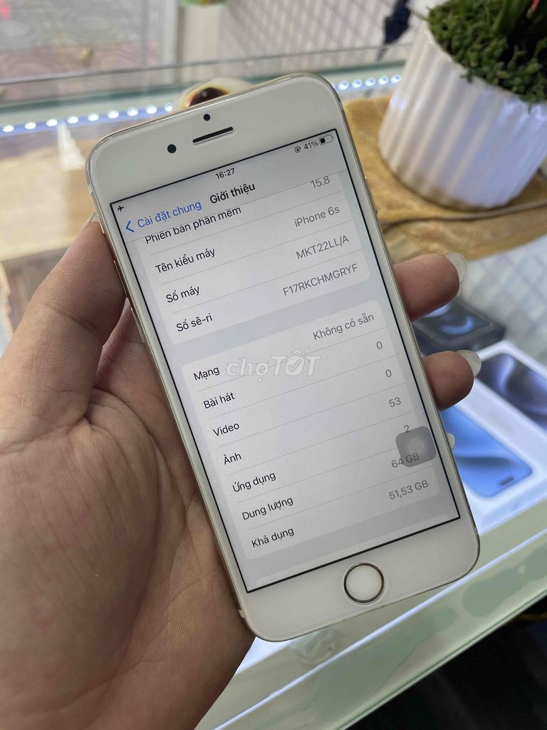 iPhone 6S 64GB Vàng Quốc Tế ship hàng toàn quốc