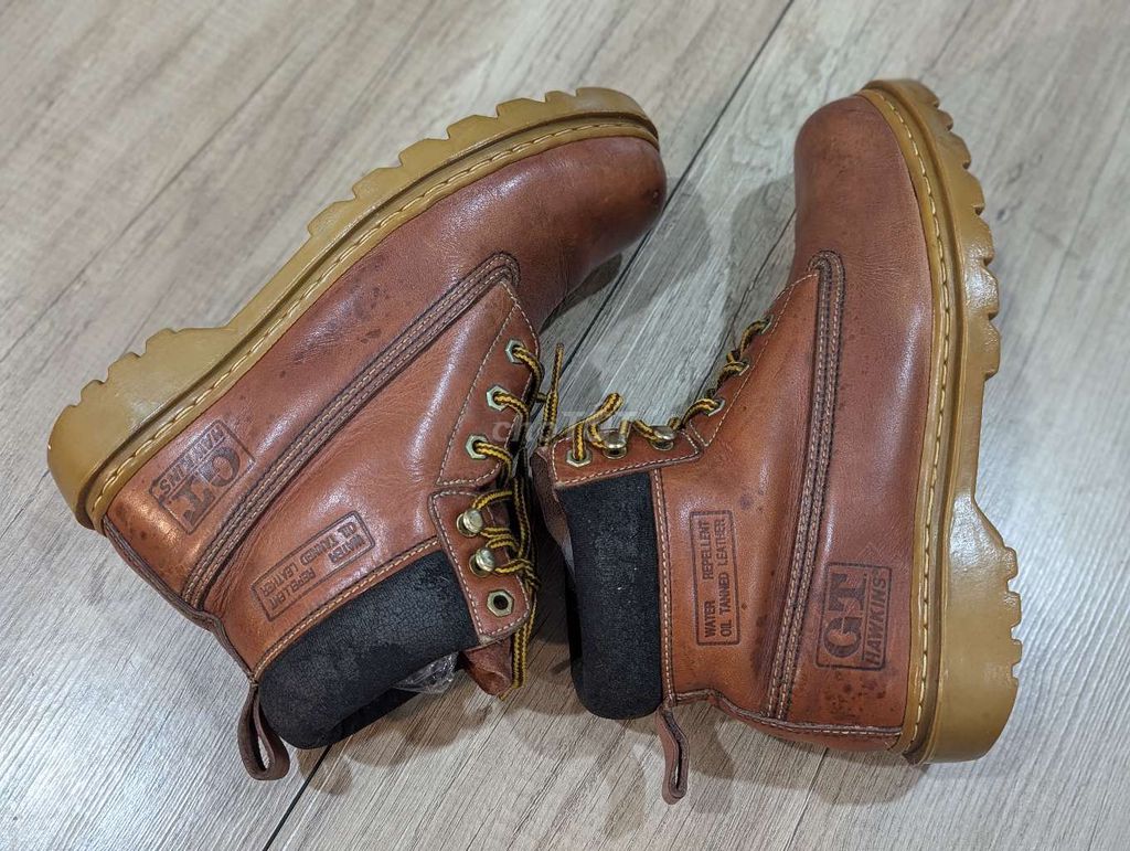 Boots da G.T Hawkins chống thấm nước, used sz 42