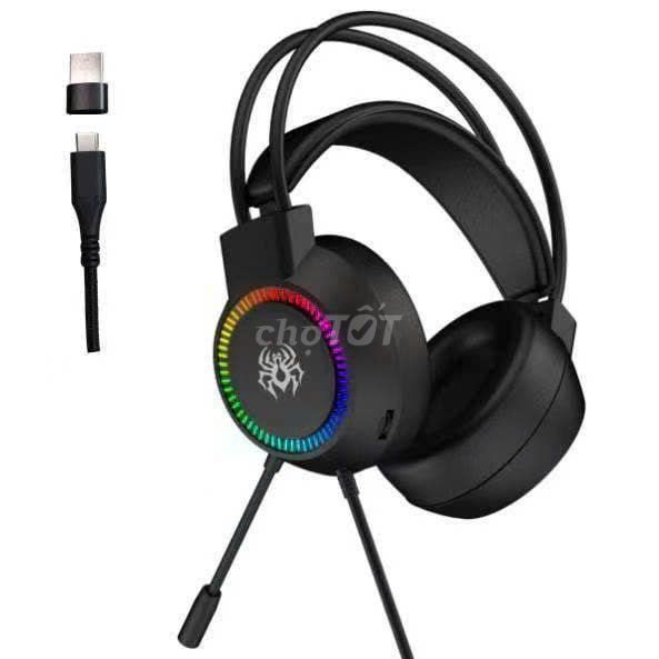 Tai nghe gaming V1CU Đen. Mua bán Tivi, Âm thanh tại Thành phố Buôn Ma Thuột Đắk Lắk được đăng bởi Lại Văn Tín  hình 1