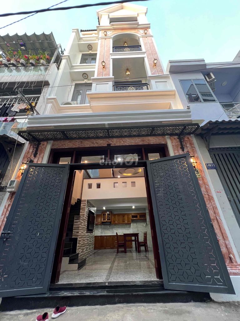 Nhà Bán 1trệt 1lững 3lầu giá 6 ty 600triệu  phường thông tây hội p9 gv