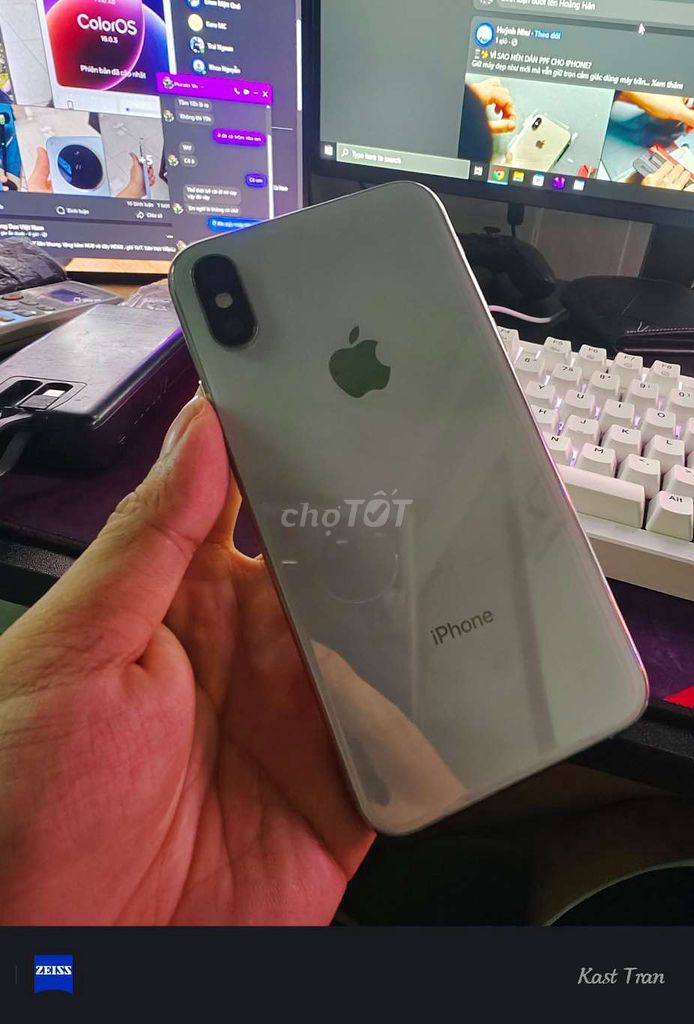 Apple iPhone XS 256GB Trắng. Mua bán Điện thoại tại Huyện Vũng Liêm Vĩnh Long được đăng bởi TGK SHOP hình 1