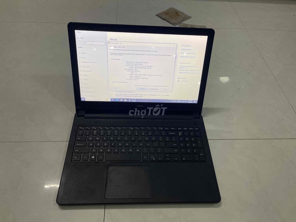 Dell Vostro 3559 I5 Gen6 6200U 8GB/256GB. Mua bán Laptop tại Quận Thanh Khê Đà Nẵng được đăng bởi Nhân Dương hình 1