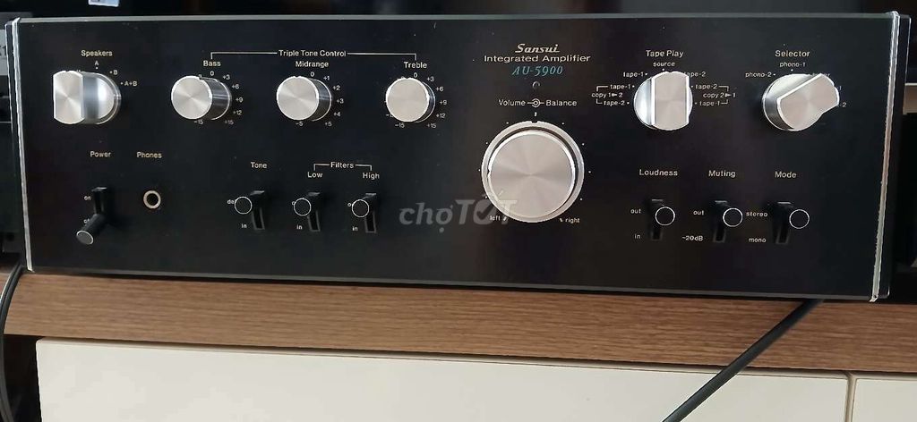 Amply Sansui AU-5900 Đen Nguyên zin. Mua bán Tivi, Âm thanh tại Quận 3 Tp Hồ Chí Minh được đăng bởi Quốc hình 1