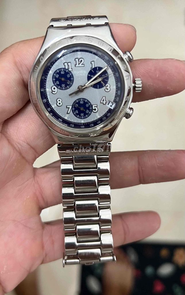 Đồng hồ Swatch Irony Nam Thép Bạc. Mua bán Đồng hồ tại Thành phố Châu Đốc An Giang được đăng bởi Trần Thanh hình 1