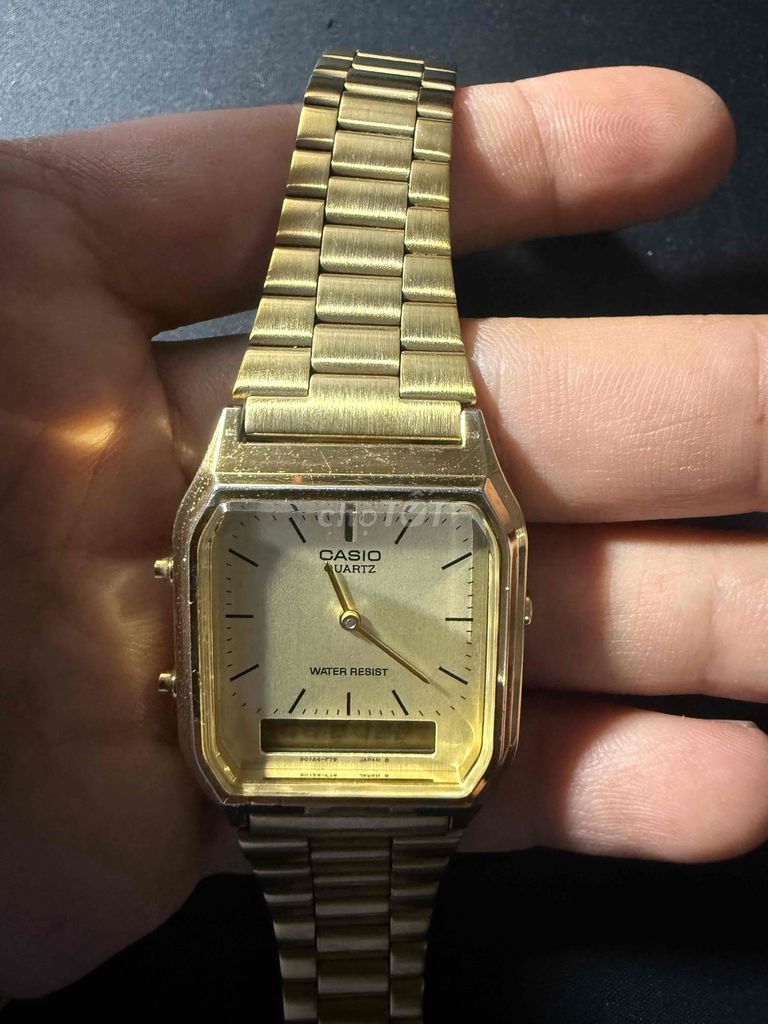 Casio AQ-230 Vàng. Mua bán Đồng hồ tại Thành phố Trà Vinh Trà Vinh được đăng bởi Nguyên hình 1
