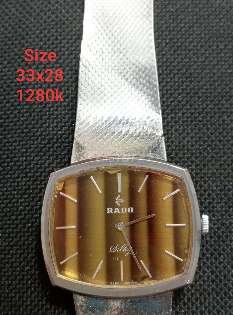Đồng hồ Rado Silky Nam Thép không gỉ. Mua bán Đồng hồ tại Thành phố Biên Hòa Đồng Nai được đăng bởi Đổng hồ cơ cổ  hình 1