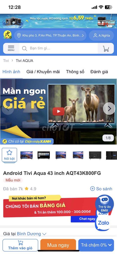 tivi moi 100% chua qua sử dụng