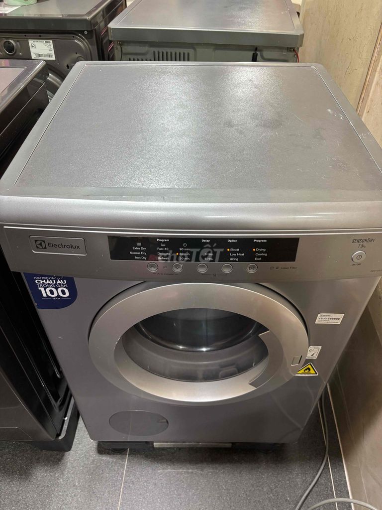 Máy sấy quần áo Electrolux SENSORDY 7.5kg Xám. Mua bán Máy giặt tại Huyện Thanh Trì Hà Nội được đăng bởi Pico Hoàng Oanh hình 1
